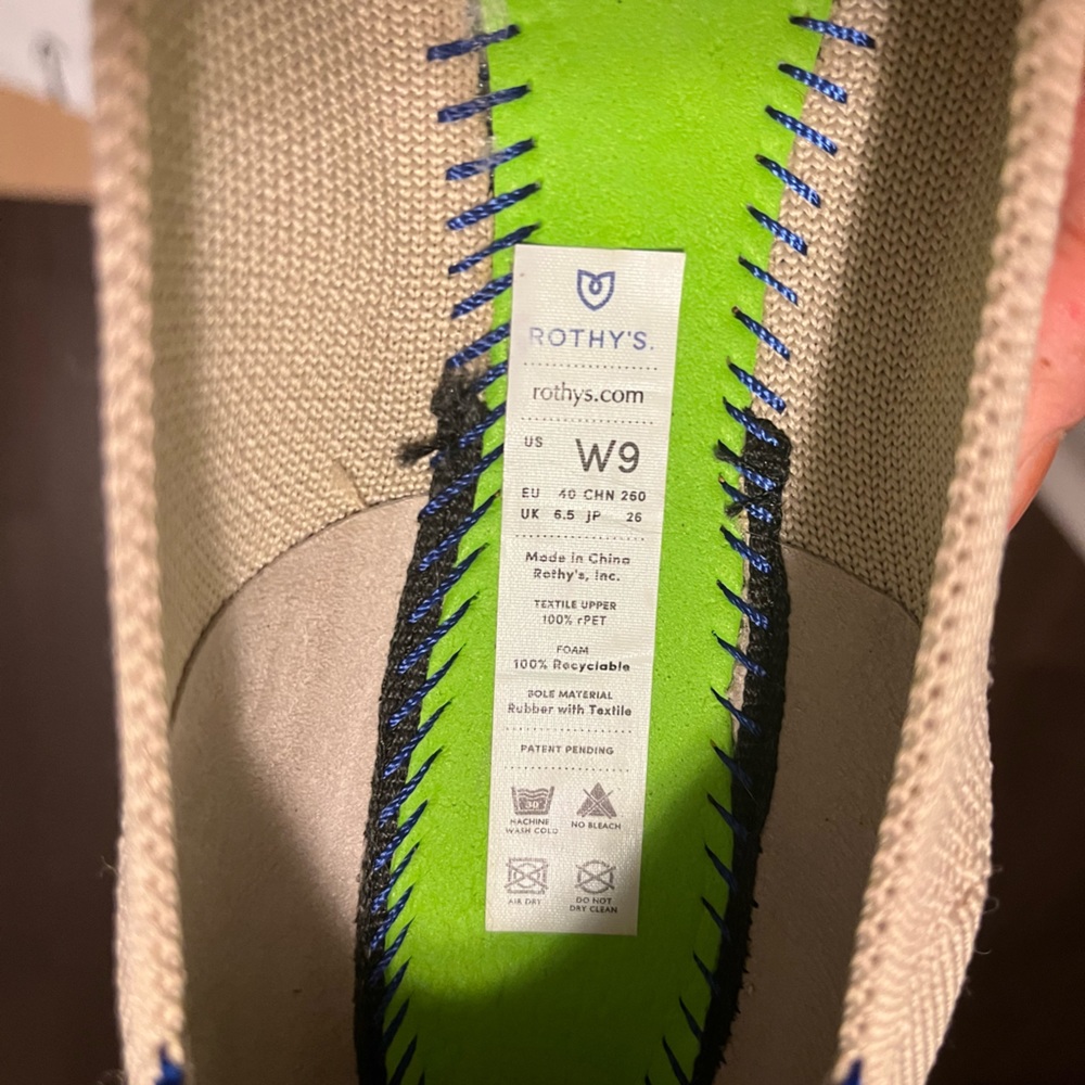 Rothy’s Pointed Flat Size 9. Color Ecru - image 4